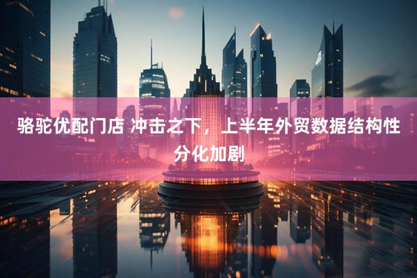 骆驼优配门店 冲击之下，上半年外贸数据结构性分化加剧